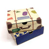 Kraft Paper Drawer Gift Box, Slide Out Matchbox Style Packaging, Botanical Forest Small Storage Box, Eco Friendly Favor Box for Jewelry