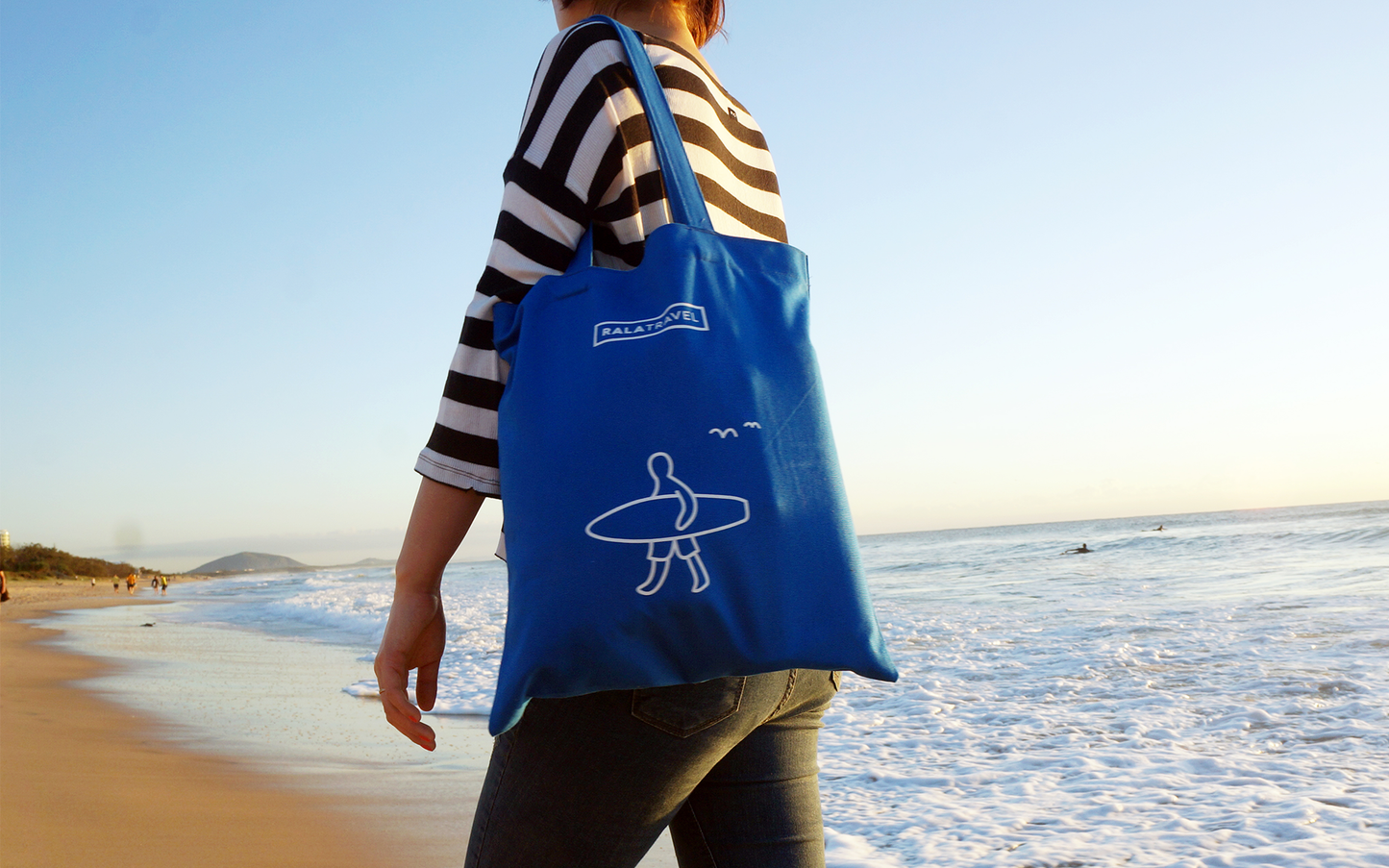 Illustration Cotton Tote Bag, Screen Printed Canvas Bag | RalaTravel Ecobag