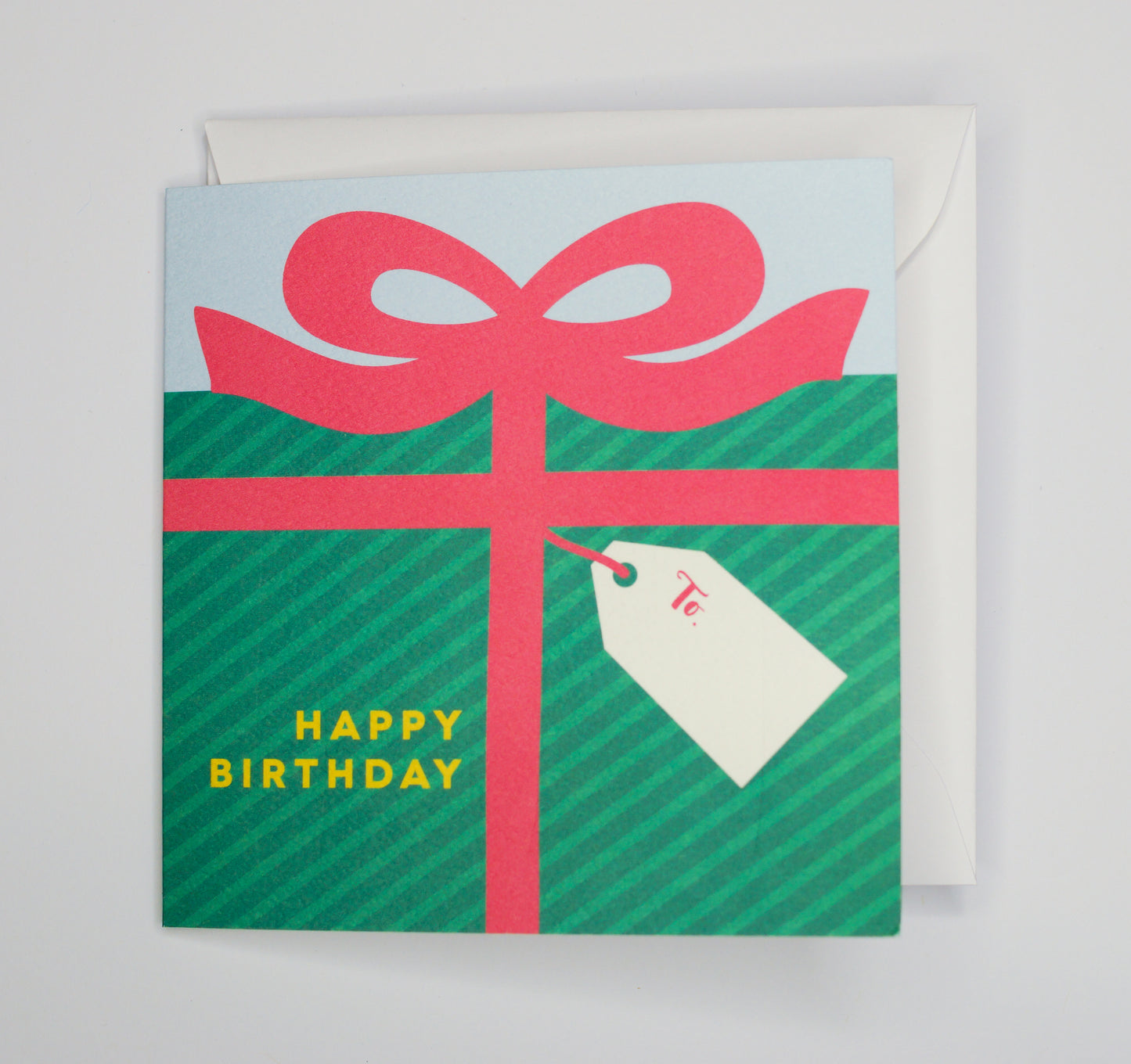 Happy Birthday (Gift Box) Folded Card | Greeting Card