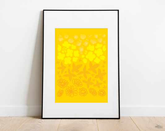 Spring Flowers, Floral, A5 | Art Print