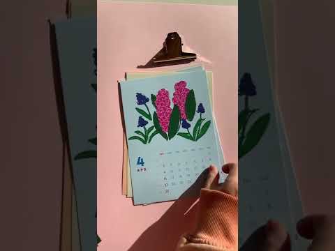 2023 Flower Calendar, A5 | Calendar