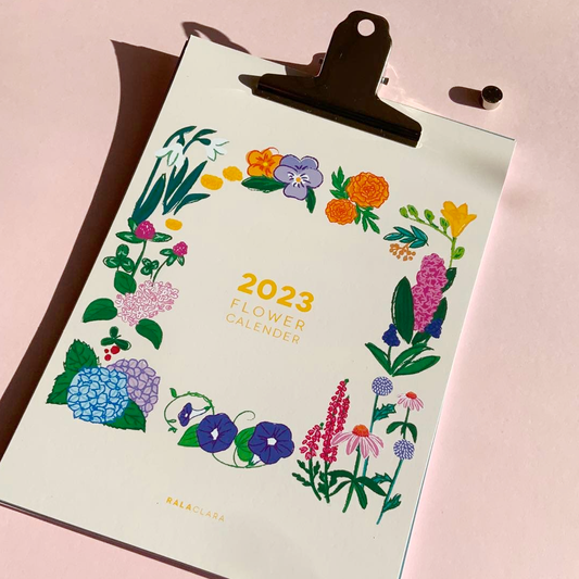 2023 Flower Calendar, A5 | Calendar