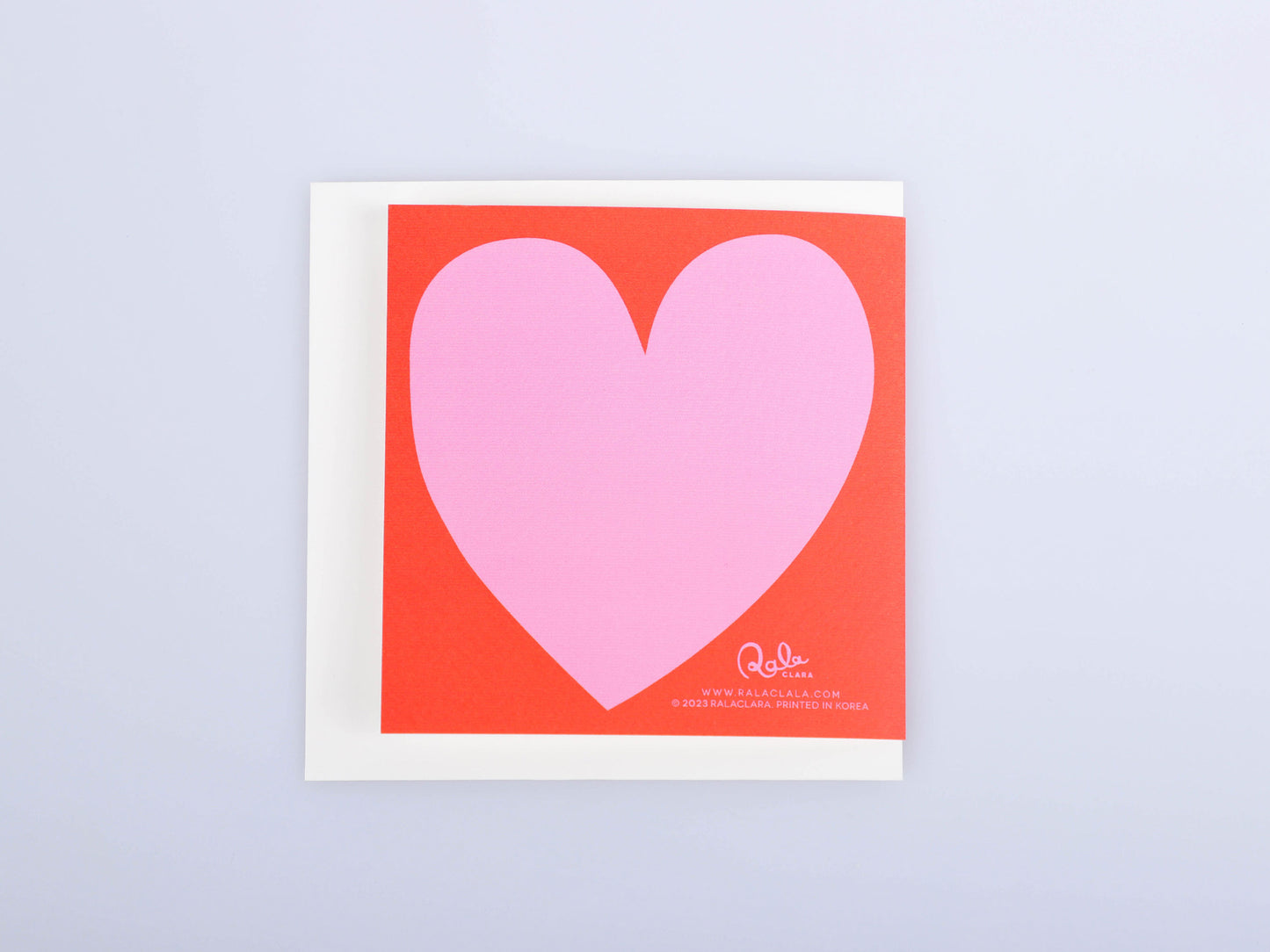 Love Heart Folded Card | Greeting Card